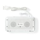 Nedis RDFM4000WT Fm-radio Keukenradio Onderbouw 30 Voorkeurstations Display Met Automatische Dimmer