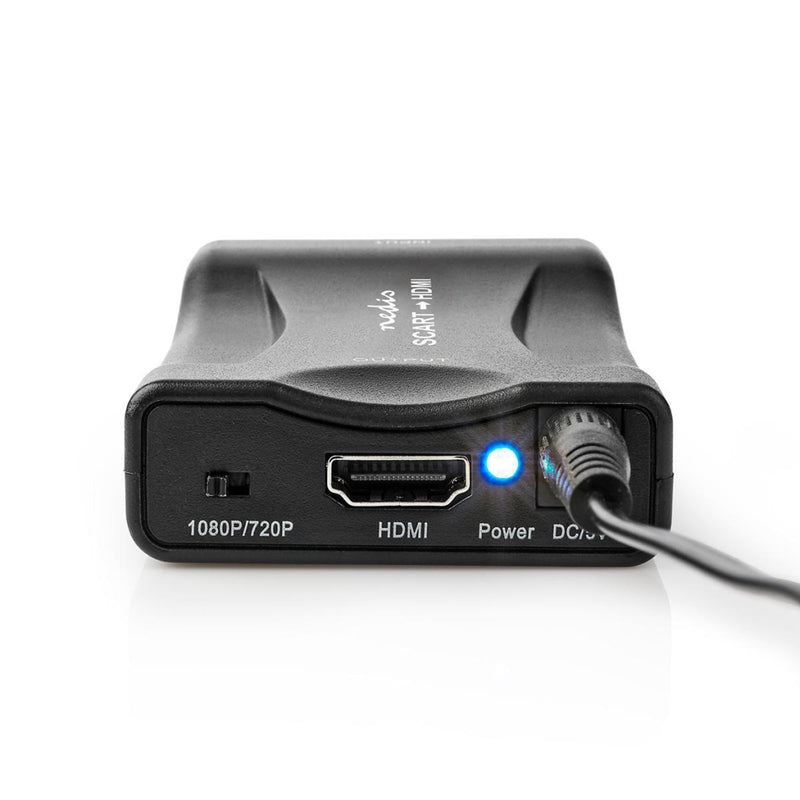 Nedis VCON3462BK Hdmi&trade;-converter Scart Female Hdmi&trade; Input 1-weg 1080p 1.2 Gbps Abs Zwar