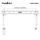 Nedis TVWM1056BK Tv Muurbeugel Vast 37 - 70&quot; 50 Kg