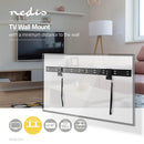Nedis TVWM1076BK Tv Muurbeugel Vast 42 - 90&quot; Max. 50 Kg
