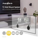 Nedis TVWM1930BK Tv Ophangbeugel Met Draad Vast 32 - 55&quot; 50 Kg