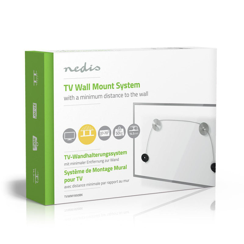 Nedis TVWM1950BK Tv Ophangbeugel Met Draad Vast 37 - 70&quot; 50 Kg