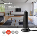 Nedis ANIR1505BK700 Hdtv-antenne Voor Binnen Versterkt 0 - 15 Km Uhf Lte700 Zwart