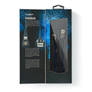 Nedis GCTB39300AL20 Data- En Oplaadkabel Usb-a Male Naar Apple Lightning 8-pins Male 180&deg;-aansl