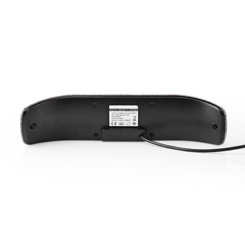 Nedis ANIR2511GY700 Hdtv-antenne Voor Binnen 0 - 25 Km Versterking 28 Db Uhf Grijs