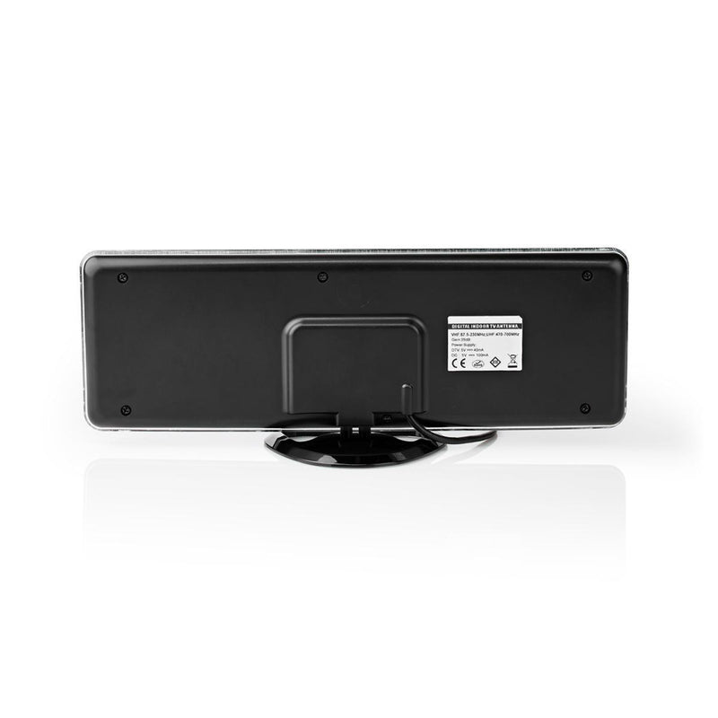 Nedis ANIR2513GY700 Hdtv-antenne Voor Binnen 0 - 25 Km Versterking 28 Db Fm / Vhf / Uhf Grijs