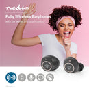 Nedis HPBT3050BK Volledig Draadloze Bluetooth&reg;-oordopjes 3 Uur Afspeeltijd Oorschelphaakjes Spr