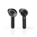 Nedis HPBT5054BK Fully Wireless Bluetooth&reg; Earphones 3 Hours Playtime Voice Control Charging Ca