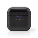 Nedis HPBT5054BK Fully Wireless Bluetooth&reg; Earphones 3 Hours Playtime Voice Control Charging Ca