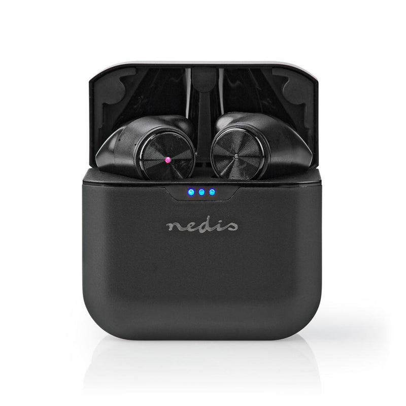 Nedis HPBT5054BK Fully Wireless Bluetooth&reg; Earphones 3 Hours Playtime Voice Control Charging Ca