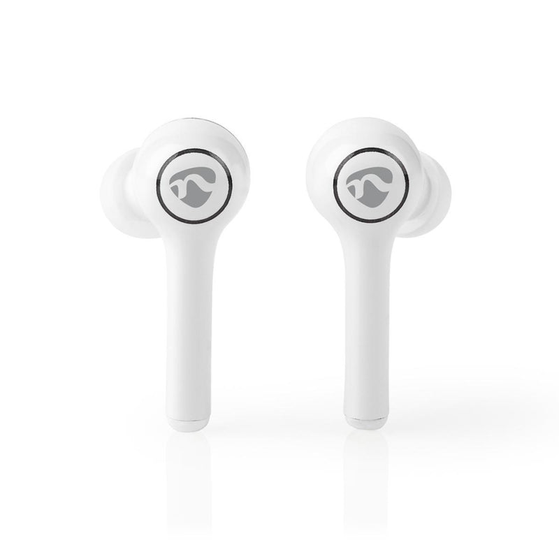 Nedis HPBT5055WT Volledig Draadloze Bluetooth®-oordopjes 6 Uur Afspeeltijd Spraakbediening Aanraakb