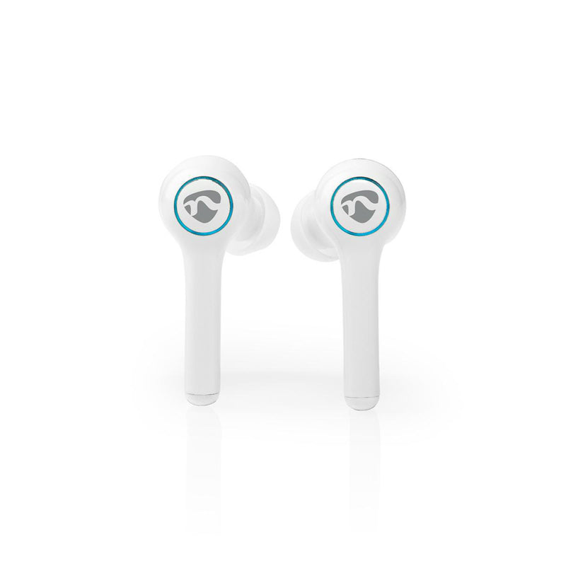 Nedis HPBT5055WT Volledig Draadloze Bluetooth®-oordopjes 6 Uur Afspeeltijd Spraakbediening Aanraakb