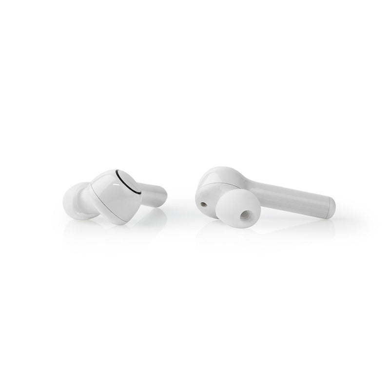 Nedis HPBT5055WT Volledig Draadloze Bluetooth®-oordopjes 6 Uur Afspeeltijd Spraakbediening Aanraakb