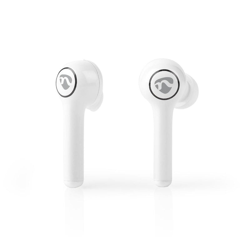 Nedis HPBT5055WT Volledig Draadloze Bluetooth®-oordopjes 6 Uur Afspeeltijd Spraakbediening Aanraakb