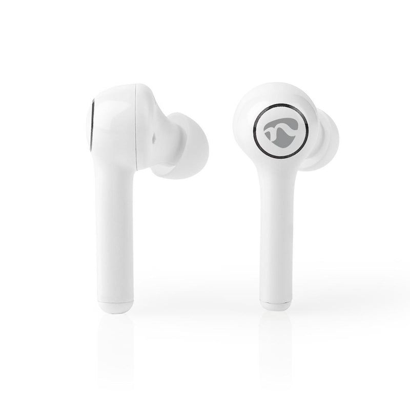 Nedis HPBT5055WT Volledig Draadloze Bluetooth®-oordopjes 6 Uur Afspeeltijd Spraakbediening Aanraakb