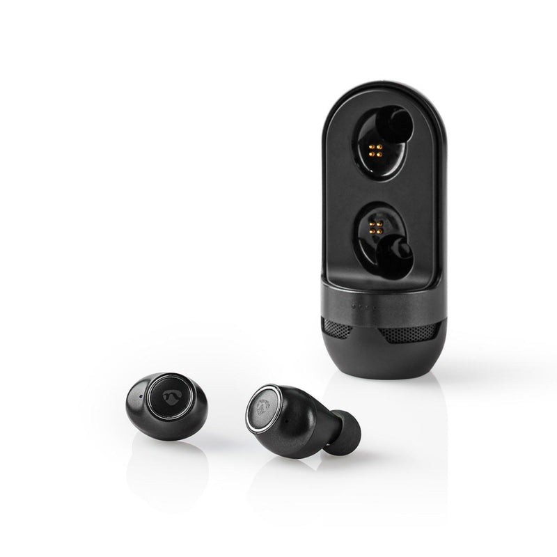 Nedis HPBT6050BK Volledig Draadloze Bluetooth&reg;-oordopjes 4 Uur Afspeeltijd Spraakbediening Aanr