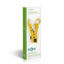 Nedis CSGG49520YE Coaxkabelstripper Rg59 - Rg6 - Rg7 - Rg11