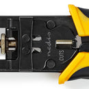 Nedis CSGG49540YE Compressiegereedschap Bnc, Rca En F-connectoren Rg58, Rg59, Rg6 Softgrip Gehard S