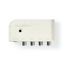 Nedis SAMP40045WT Catv-versterker Max. 10 Db Versterking 50 - 694 Mhz 4 Uitgangen Iec