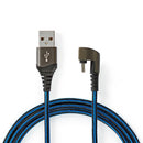 Nedis GCTB60600BK20 Usb 2.0-kabel A Male Naar Type-c&trade; Male 180&deg;-aansluiting Voor Gaming 2
