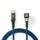 Nedis GCTB60700BK10 Usb 2.0-kabel Type-c&trade; Male Naar Type-c&trade; Male 180&deg;-aansluiting V