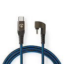 Nedis GCTB60700BK20 Usb 2.0-kabel Type-c&trade; Male Naar Type-c&trade; Male 180&deg;-aansluiting V