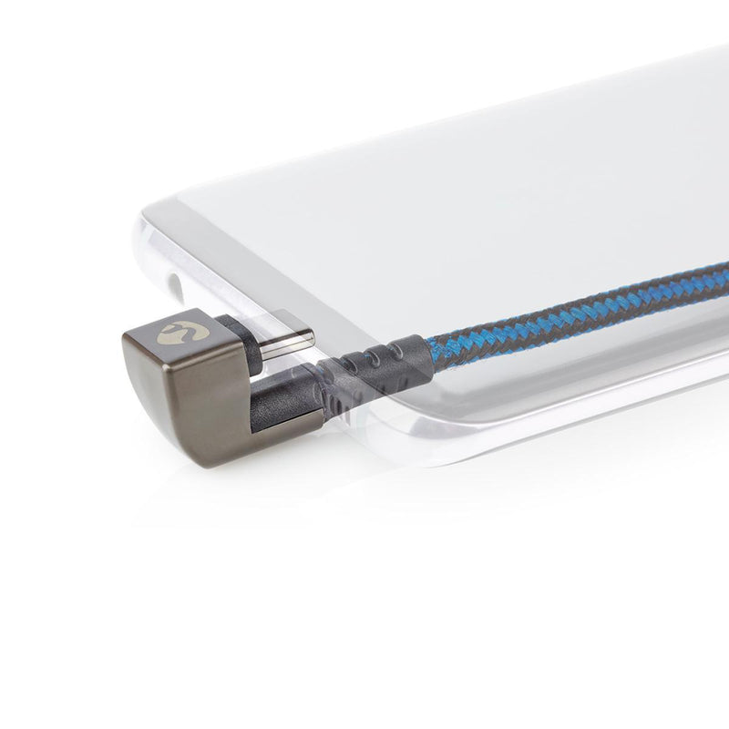 Nedis GCTB60700BK20 Usb 2.0-kabel Type-c&trade; Male Naar Type-c&trade; Male 180&deg;-aansluiting V