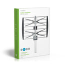 Nedis ANOR3020ME Tv-antenne Voor Buiten Max. 8 Db Versterking Uhf: 470 - 694 Mhz 2 Componenten
