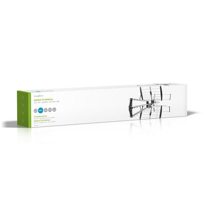 Nedis ANOR7280ME Tv-antenne Voor Buiten Max. 14 Db Versterking Vhf: 170 - 230 Mhz Uhf: 470 - 694 Mh