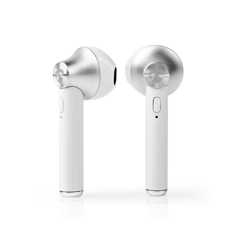 Nedis HPBT3052WT Volledig Draadloze Bluetooth®-oordopjes 3 Uur Afspeeltijd Spraakbediening Charging