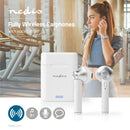 Nedis HPBT3052WT Volledig Draadloze Bluetooth®-oordopjes 3 Uur Afspeeltijd Spraakbediening Charging