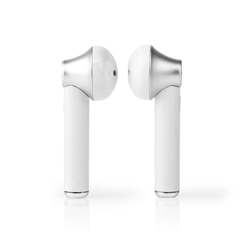 Nedis HPBT3052WT Volledig Draadloze Bluetooth®-oordopjes 3 Uur Afspeeltijd Spraakbediening Charging