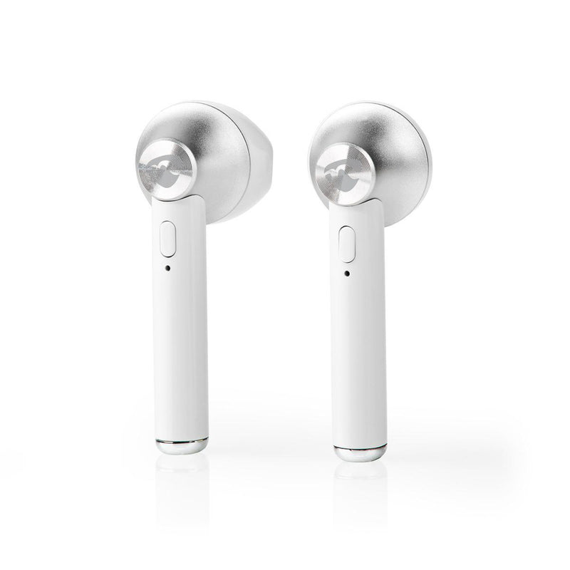 Nedis HPBT3052WT Volledig Draadloze Bluetooth®-oordopjes 3 Uur Afspeeltijd Spraakbediening Charging