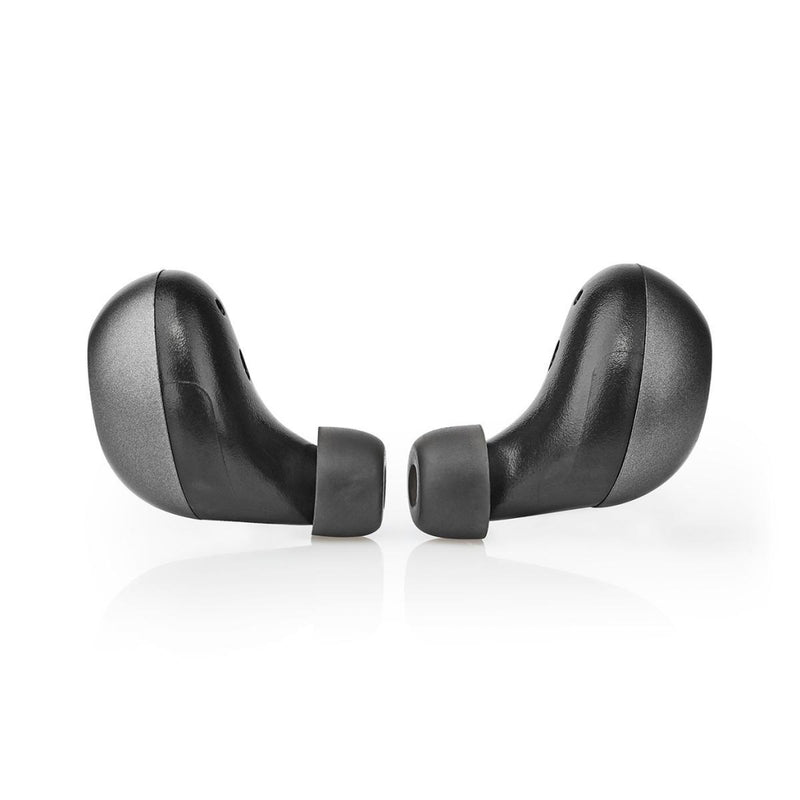 Nedis HPBT5056GY Volledig Draadloze Bluetooth®-oordopjes 3 Uur Afspeeltijd Spraakbediening Aanraakb