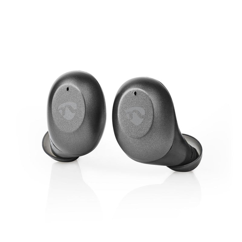 Nedis HPBT5056GY Volledig Draadloze Bluetooth®-oordopjes 3 Uur Afspeeltijd Spraakbediening Aanraakb