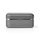 Nedis HPBT5056GY Volledig Draadloze Bluetooth®-oordopjes 3 Uur Afspeeltijd Spraakbediening Aanraakb