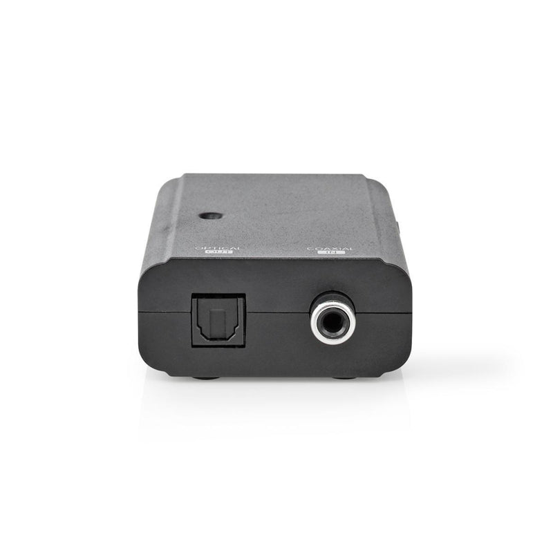 Nedis ACON2505BK Digital Audio-omvormer 1-wegs Digitale Rca Female Toslink Female