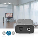 Nedis ACON2507BK Digital Audio-omvormer 2-wegs Digitale Rca Female + Toslink Female Digitale Rca Fe