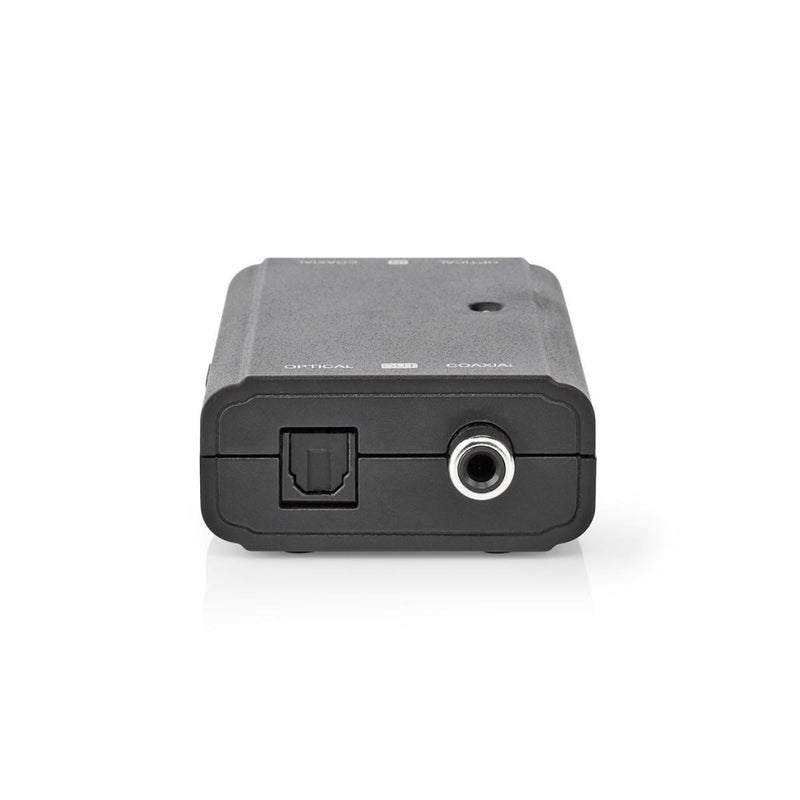 Nedis ACON2507BK Digital Audio-omvormer 2-wegs Digitale Rca Female + Toslink Female Digitale Rca Fe