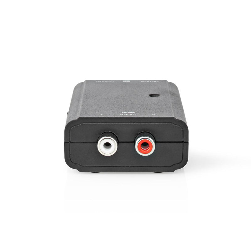 Nedis ACON2509BK Audio-omvormer Digitaal Naar Stereo 1-wegs Digitale Rca Female + Toslink Female 2x