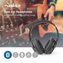 Nedis HPBT3261BK Over-ear Bluetooth-hoofdtelefoon 24 Uur Afspeeltijd 25 Db Noise Cancelling Snel Op