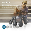 Nedis HPBT5400GY Bone Conduction Hoofdtelefoon Afspeeltijd 6,5 Uur Bluetooth®-verbinding 8 Gb Inter