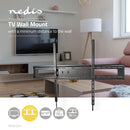 Nedis TVWM2070BK Vaste Tv Muurbeugel 60 - 100&quot; Max. 75 Kg 30 Mm Afstand Tot De Muur