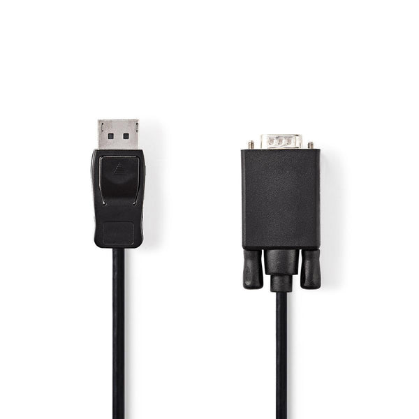 Nedis CCGB37301BK20 Displayport - Vga-kabel Displayport Male - Vga Male 2,0 M Zwart