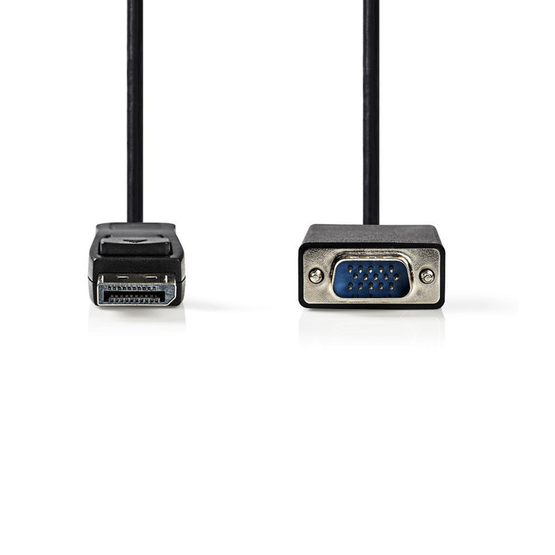 Nedis CCGB37301BK20 Displayport - Vga-kabel Displayport Male - Vga Male 2,0 M Zwart
