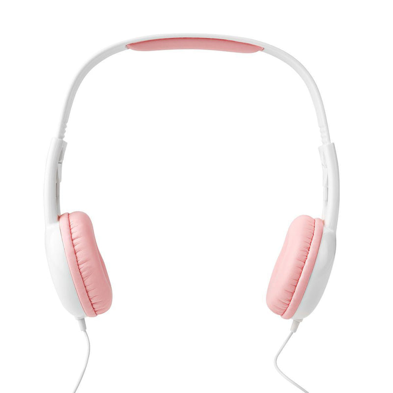 Nedis HPWD4200PK Bedrade Koptelefoon 1,2 M Ronde Kabel On-ear Roze/wit