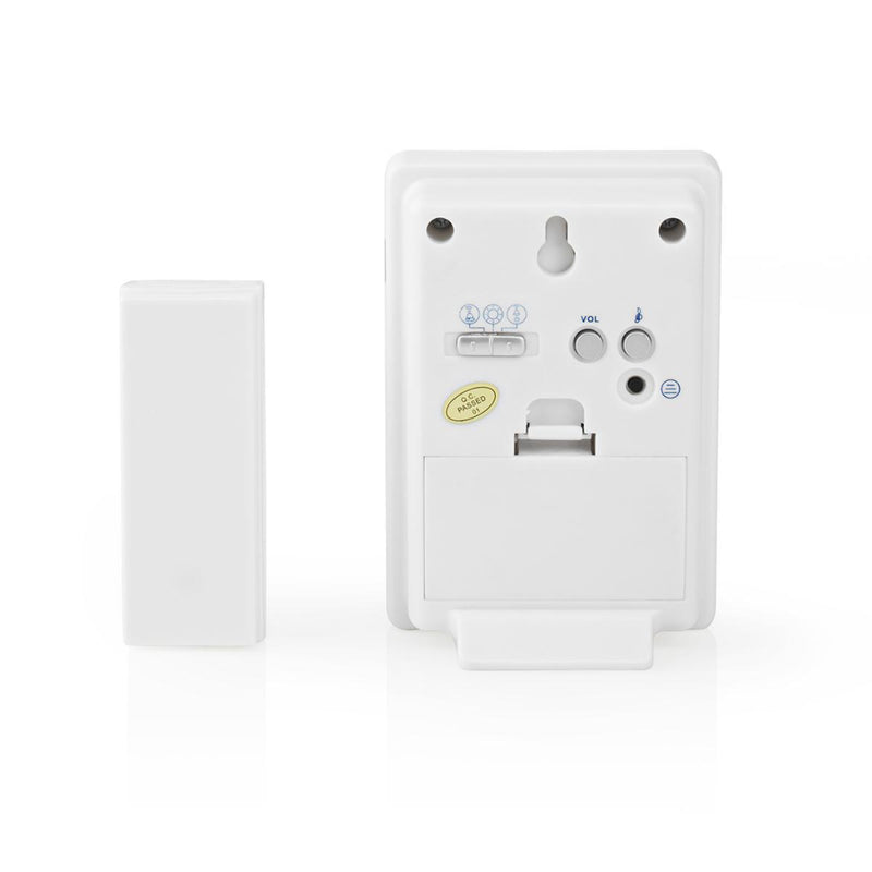 Nedis DOORB212WT Draadloze Deurbelset Batterijvoeding 36 Melodie&euml;n