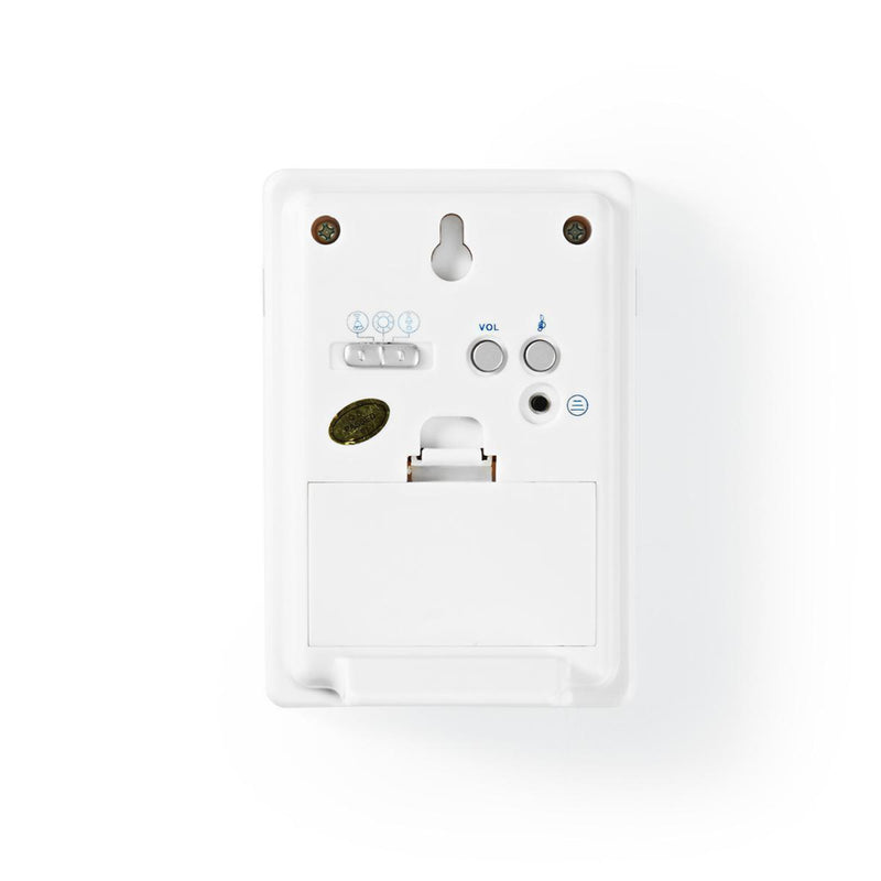 Nedis DOORB212WT Draadloze Deurbelset Batterijvoeding 36 Melodie&euml;n