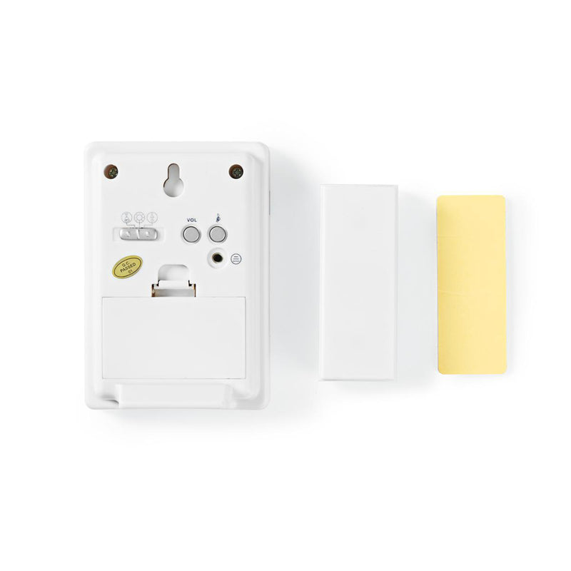 Nedis DOORB212WT Draadloze Deurbelset Batterijvoeding 36 Melodie&euml;n