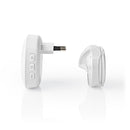 Nedis DOORB222CWT Draadloze Deurbelset Netvoeding 36 Melodie&euml;n